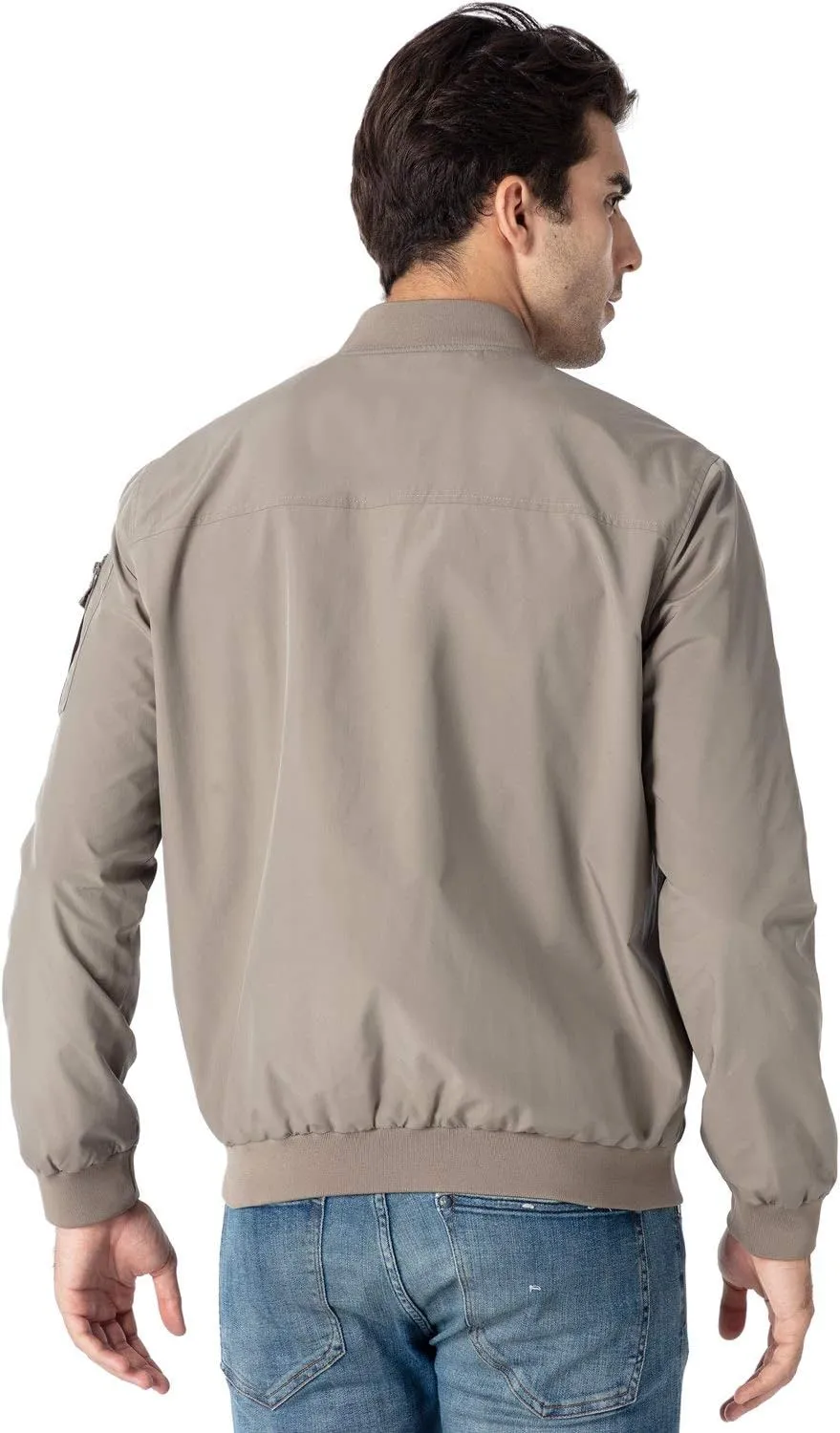 Rdruko Men's Lightweight Bomber Jacket Causal Fashion Stylish Windbreaker Light Jacket