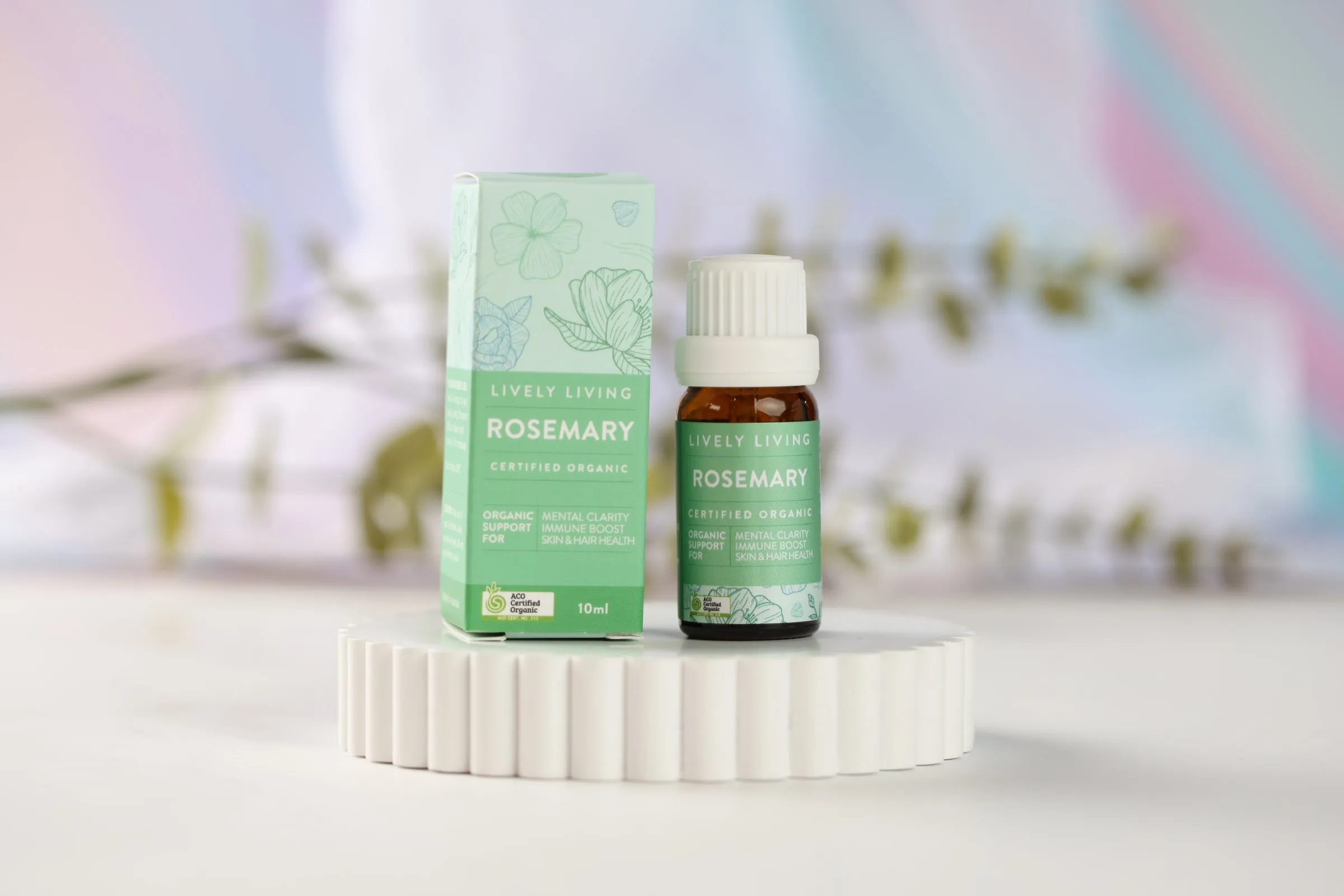 Rosemary Essential Oil Certified Organic 10ml