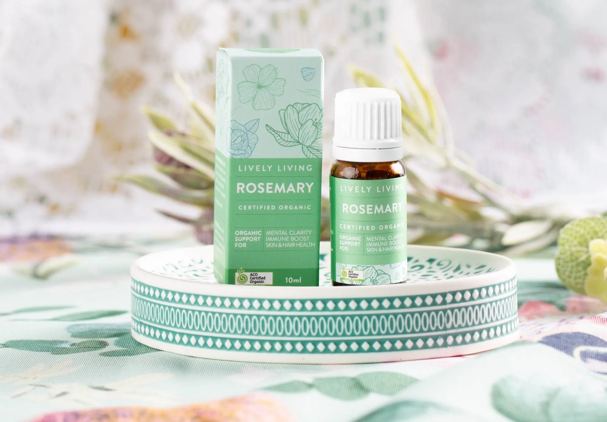 Rosemary Essential Oil Certified Organic 10ml