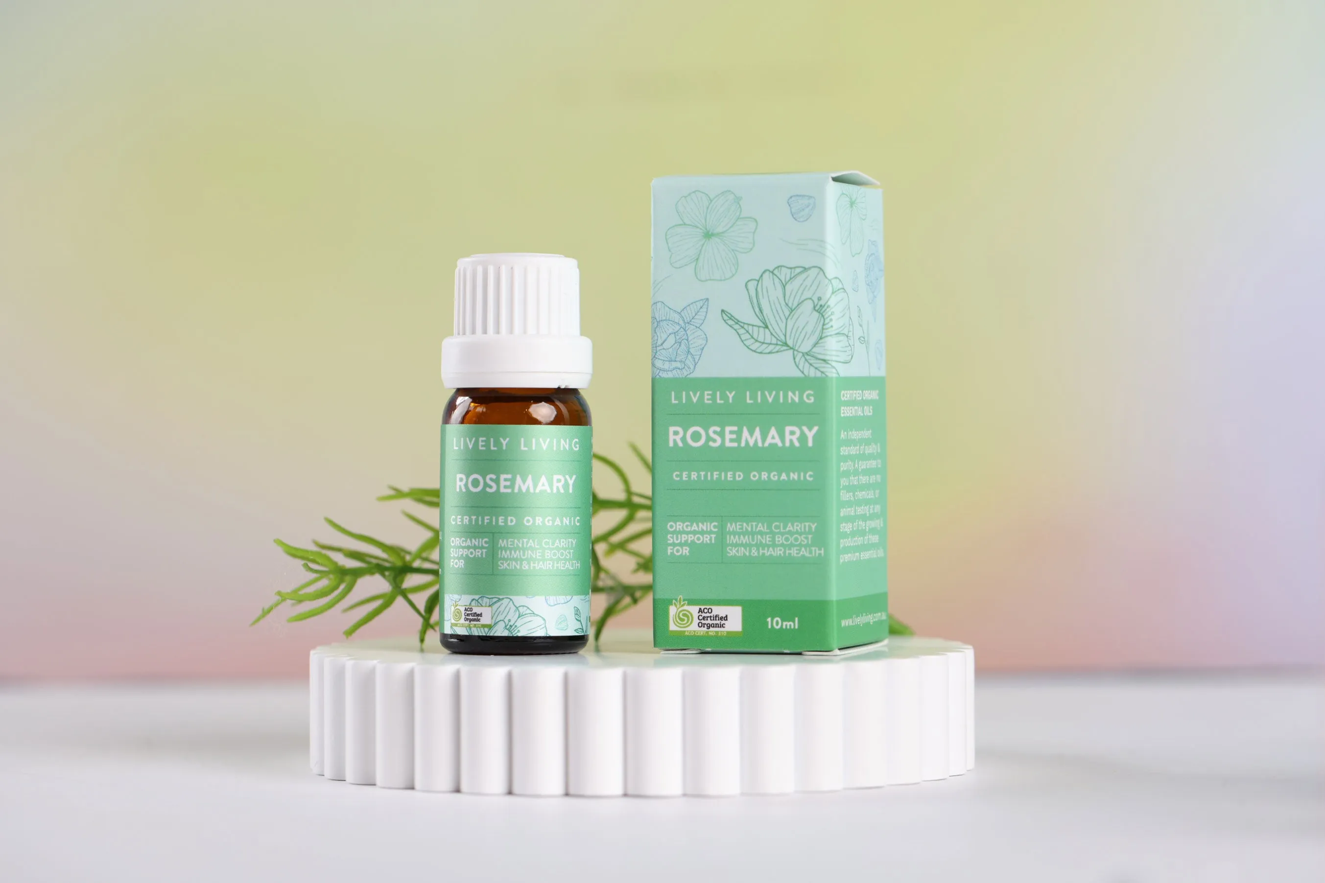Rosemary Essential Oil Certified Organic 10ml