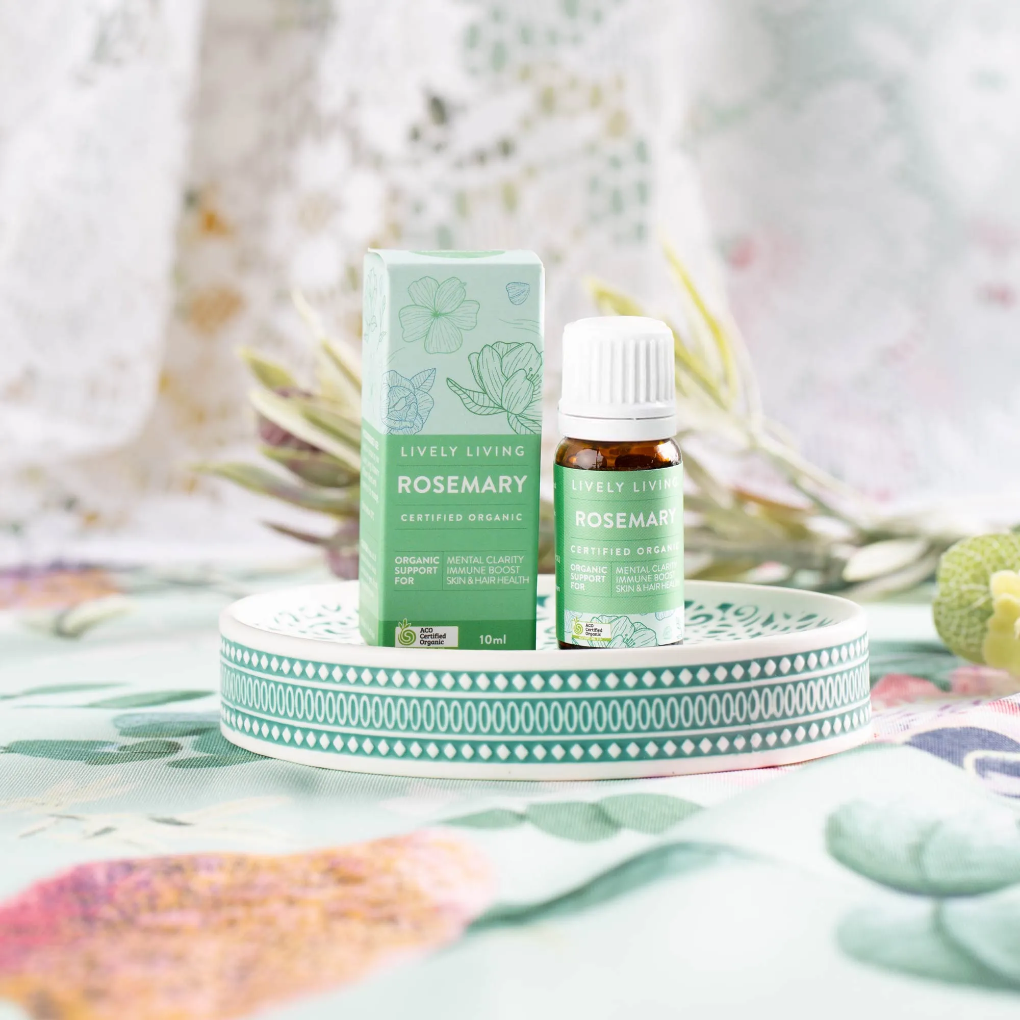 Rosemary Essential Oil Certified Organic 10ml