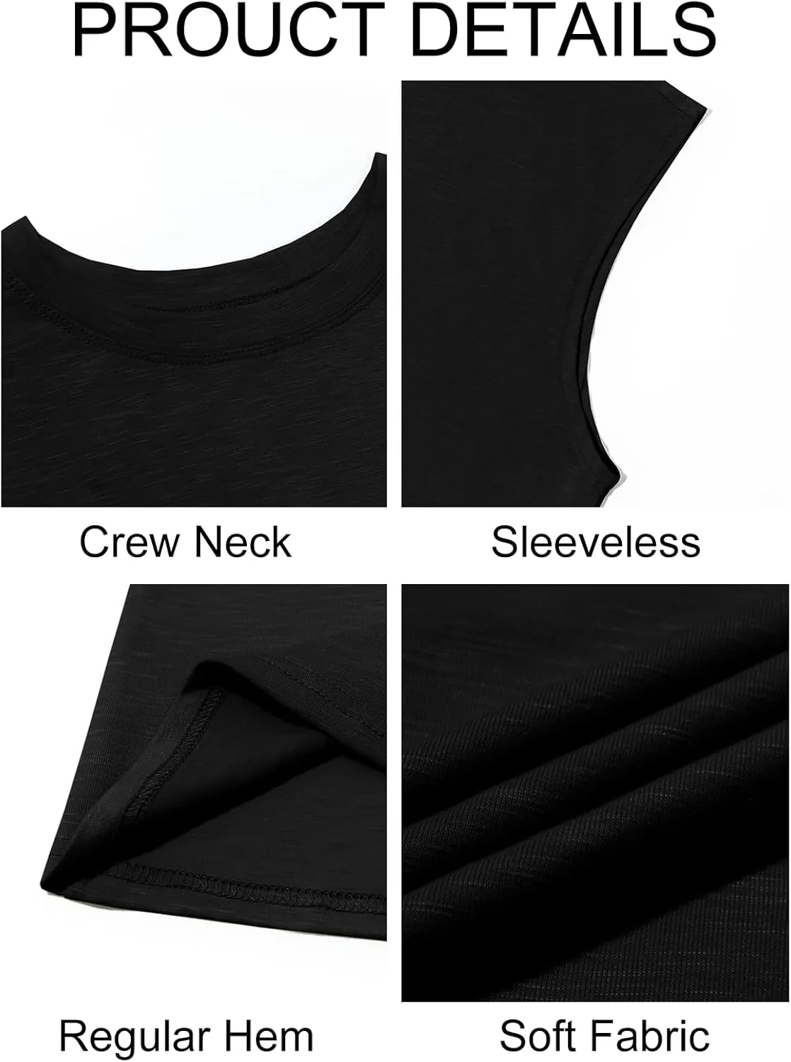 Runcati Mens Workout Tank Tops Sleeveless Muscle Cut Off Shirt Athletic Gym T Shirts