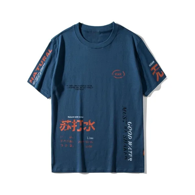 Soda Water Ripped Printed T Shirts
