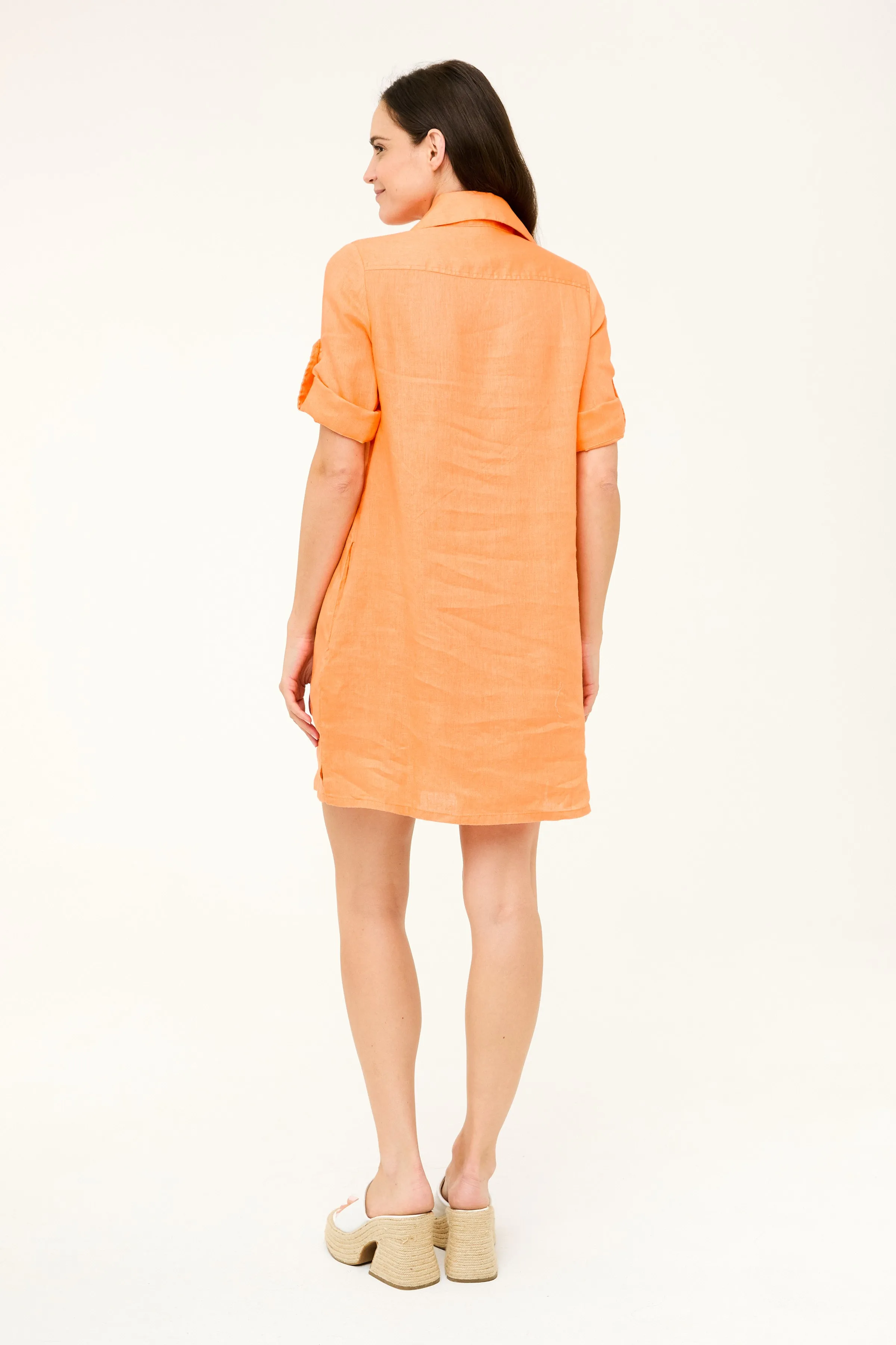 Sophia Dress - Vermillion