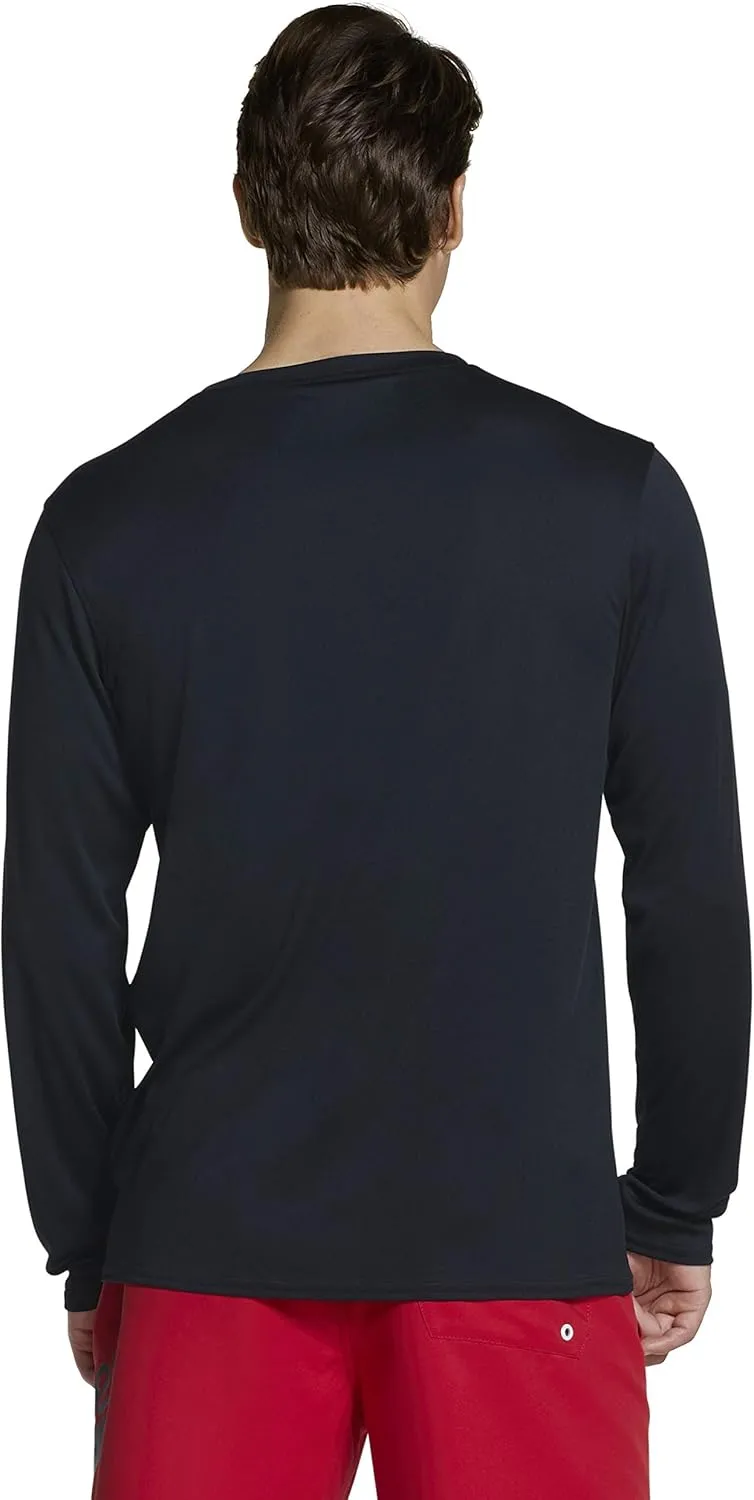 Speedo Men's UV Swim Shirt Basic Easy Long Sleeve Regular Fit