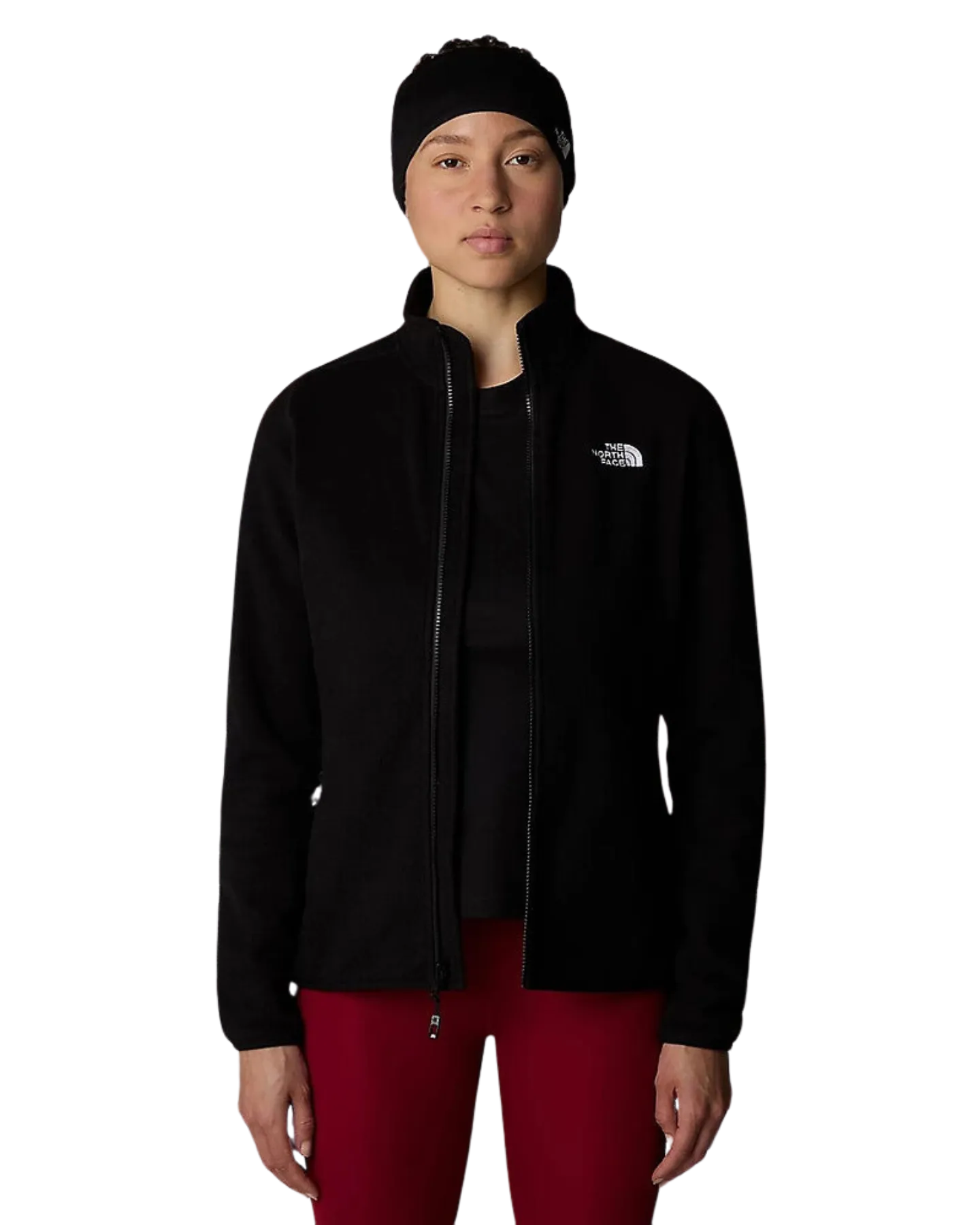 The North Face Women's 100 Glacier Fullzip Fleece - Tnf Black