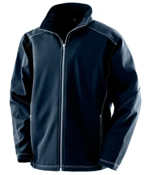 Treble stitch softshell | Navy