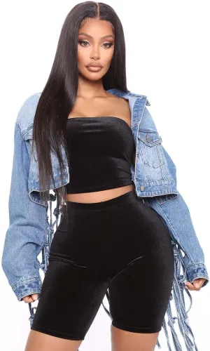 Women's Coat Long Fringe Cropped Denim Jackets Back Hollow Out Knotted Tassel Distressed Blue Button Down Jean Coats