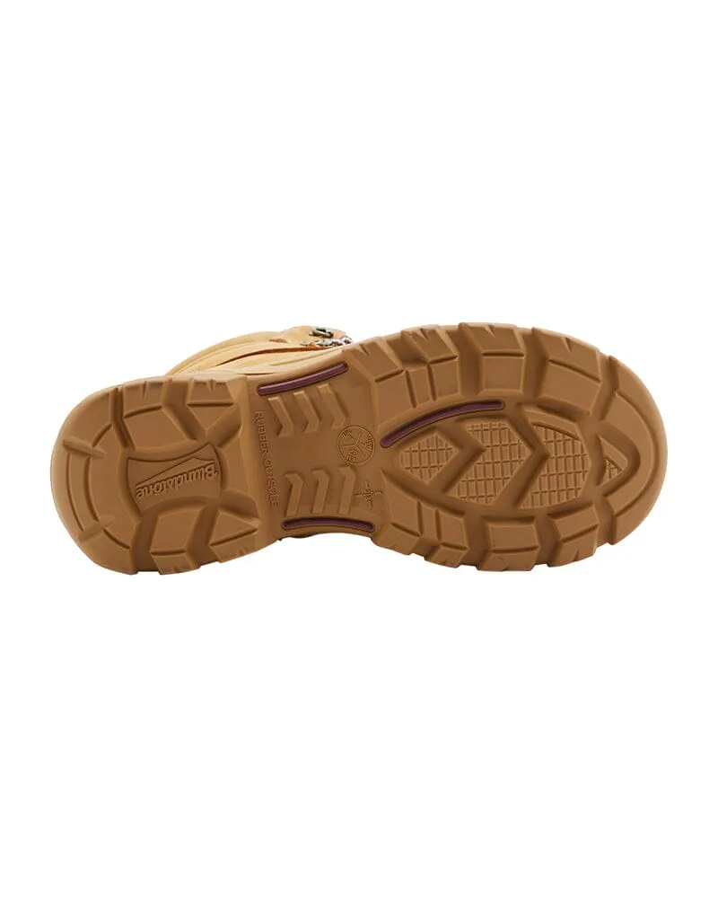 Womens RotoFlex 9960 Zip Side Safety Boot - Wheat