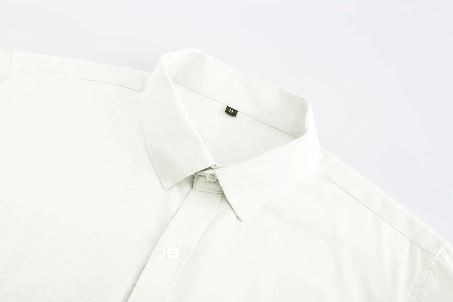 Wrinkle Free Dress Shirts for Men Button Down No Iron Long Sleeve Dress Shirt