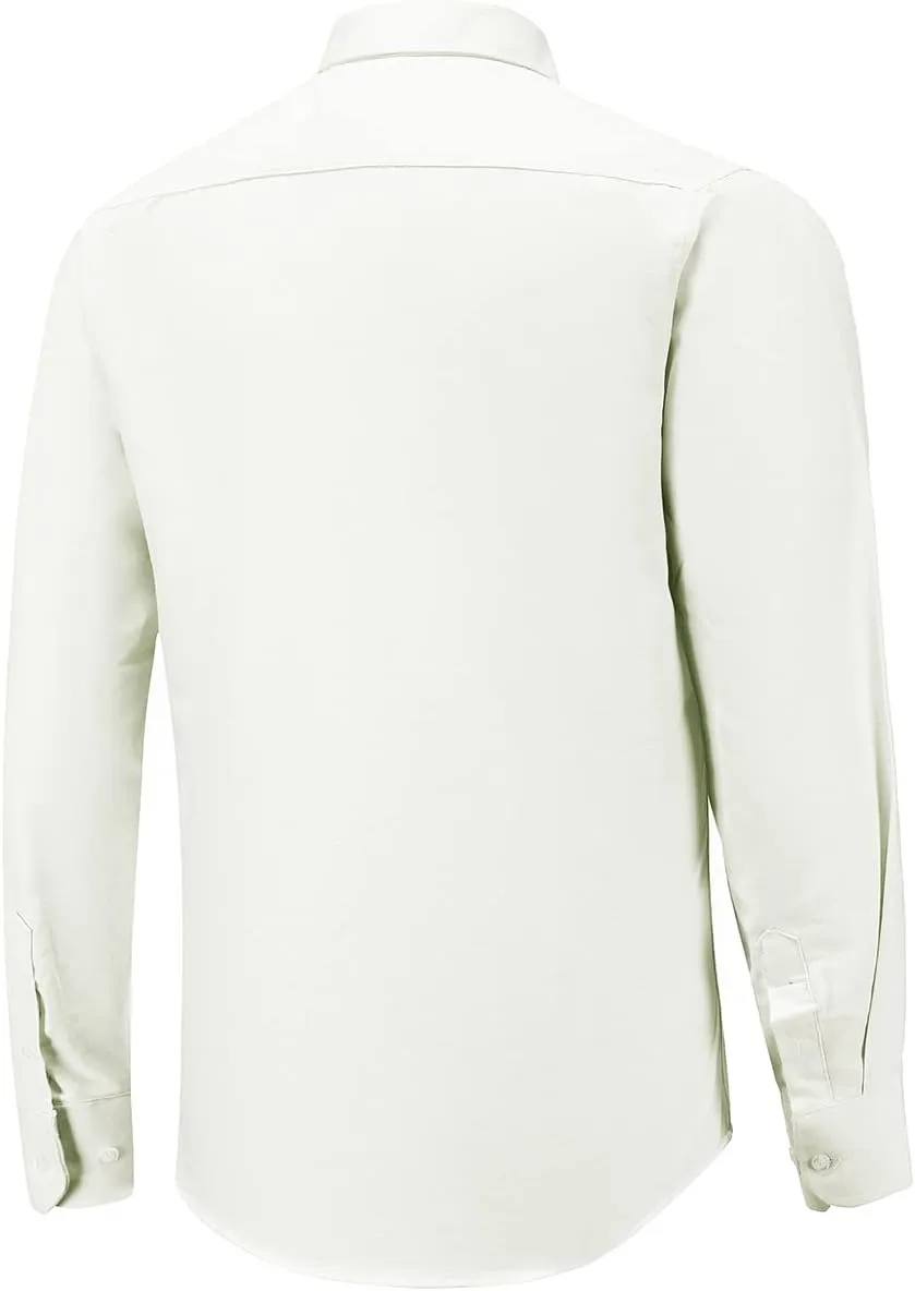 Wrinkle Free Dress Shirts for Men Button Down No Iron Long Sleeve Dress Shirt