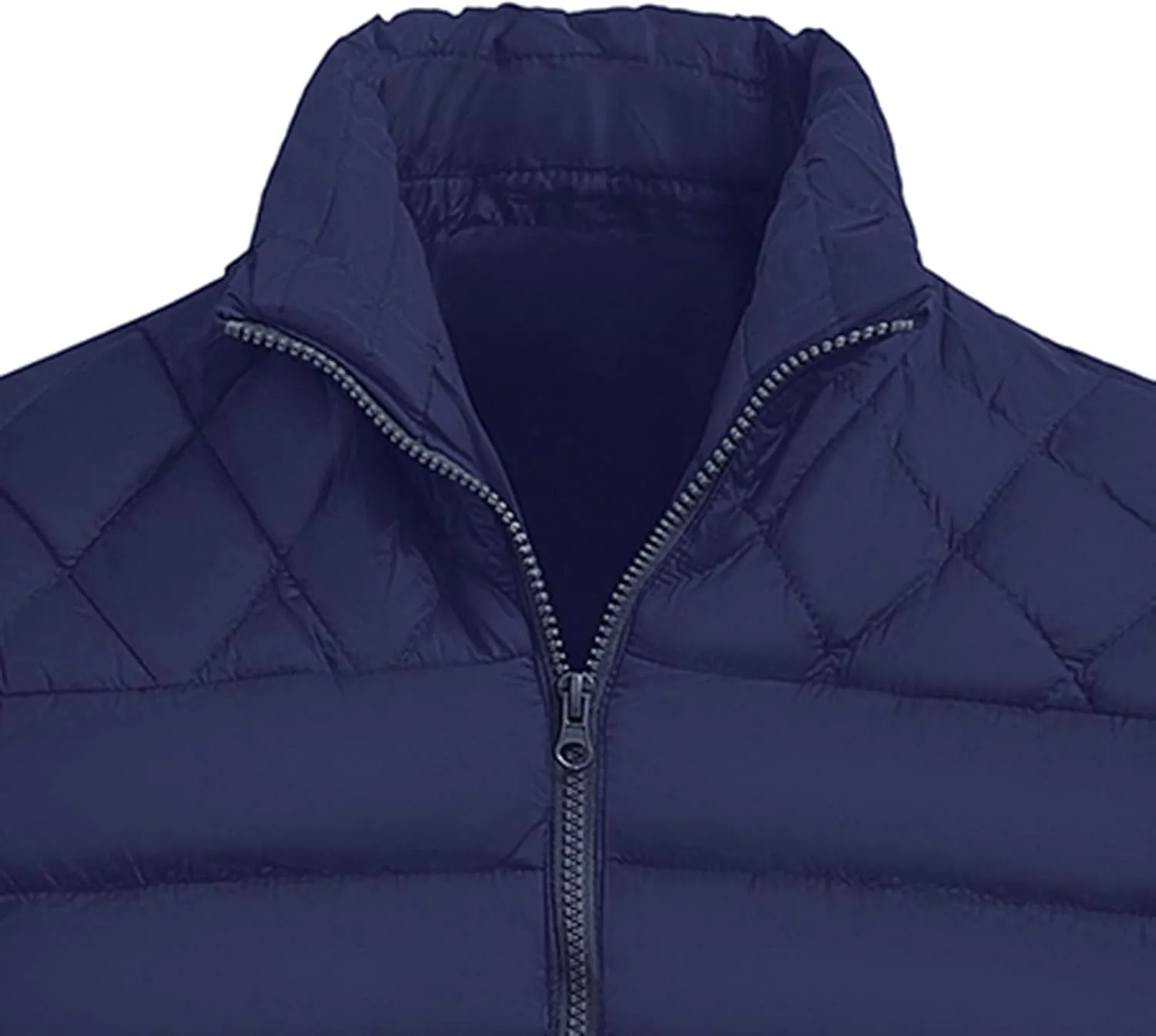 Ymosrh Mens Waterproof Jacket Men's Autumn Winter Zipper Warm Down Jacket Packable Light Coat Jackets for Men