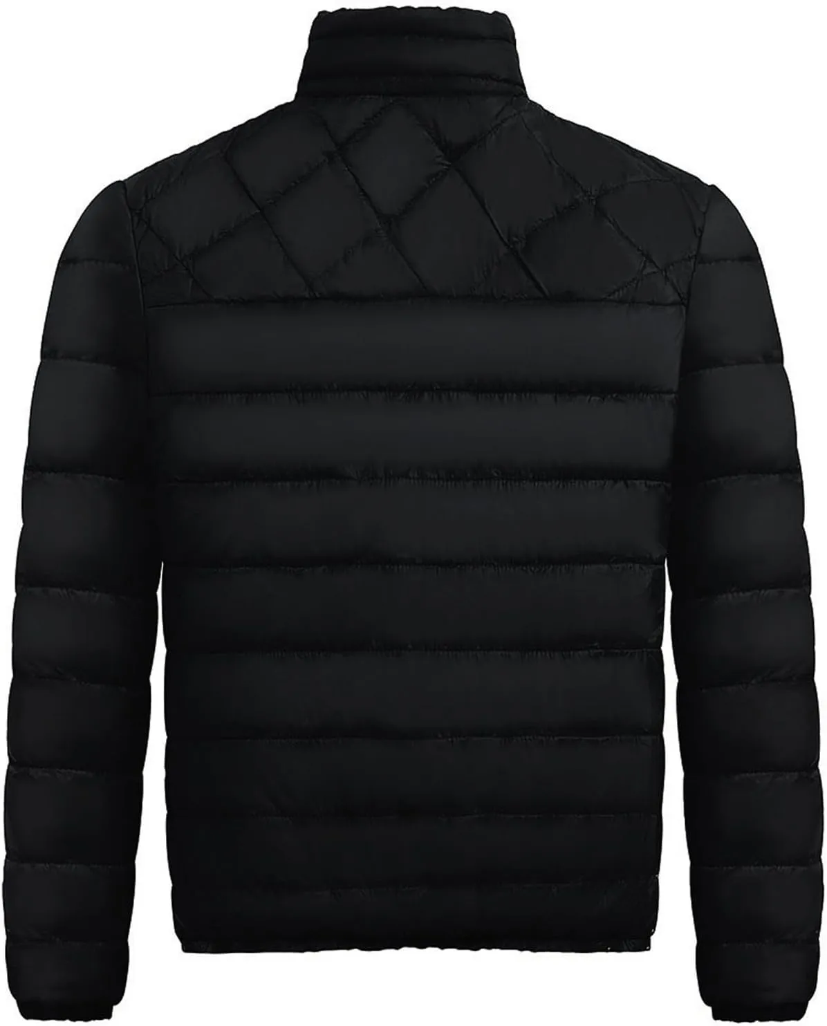 Ymosrh Mens Waterproof Jacket Men's Autumn Winter Zipper Warm Down Jacket Packable Light Coat Jackets for Men