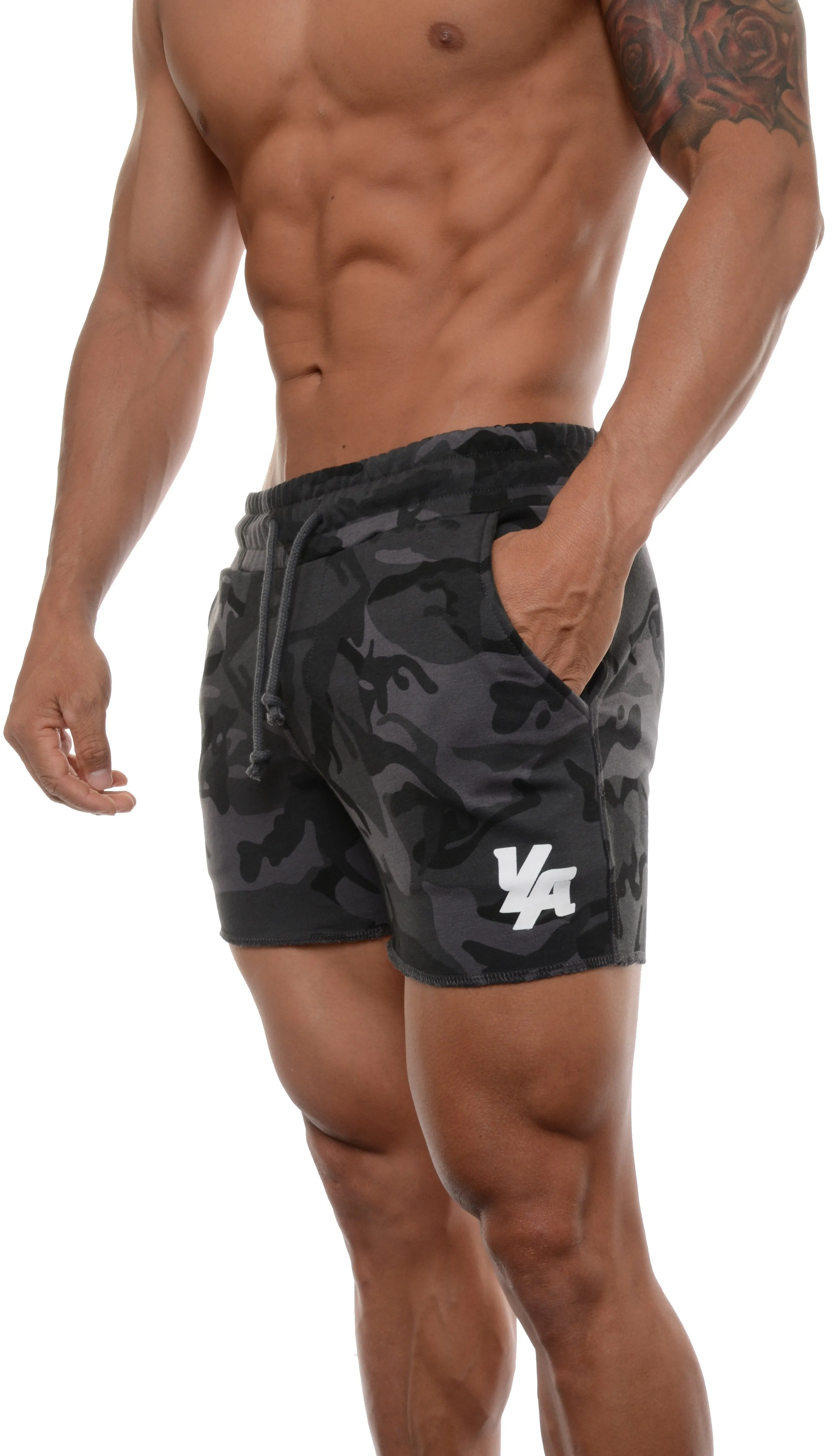 YoungLA Bodybuilding French Terry Shorts MultiColors 102